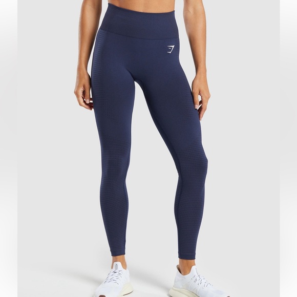 Gymshark Pants - Gymshark Vital Seamless Navy Blue Leggings